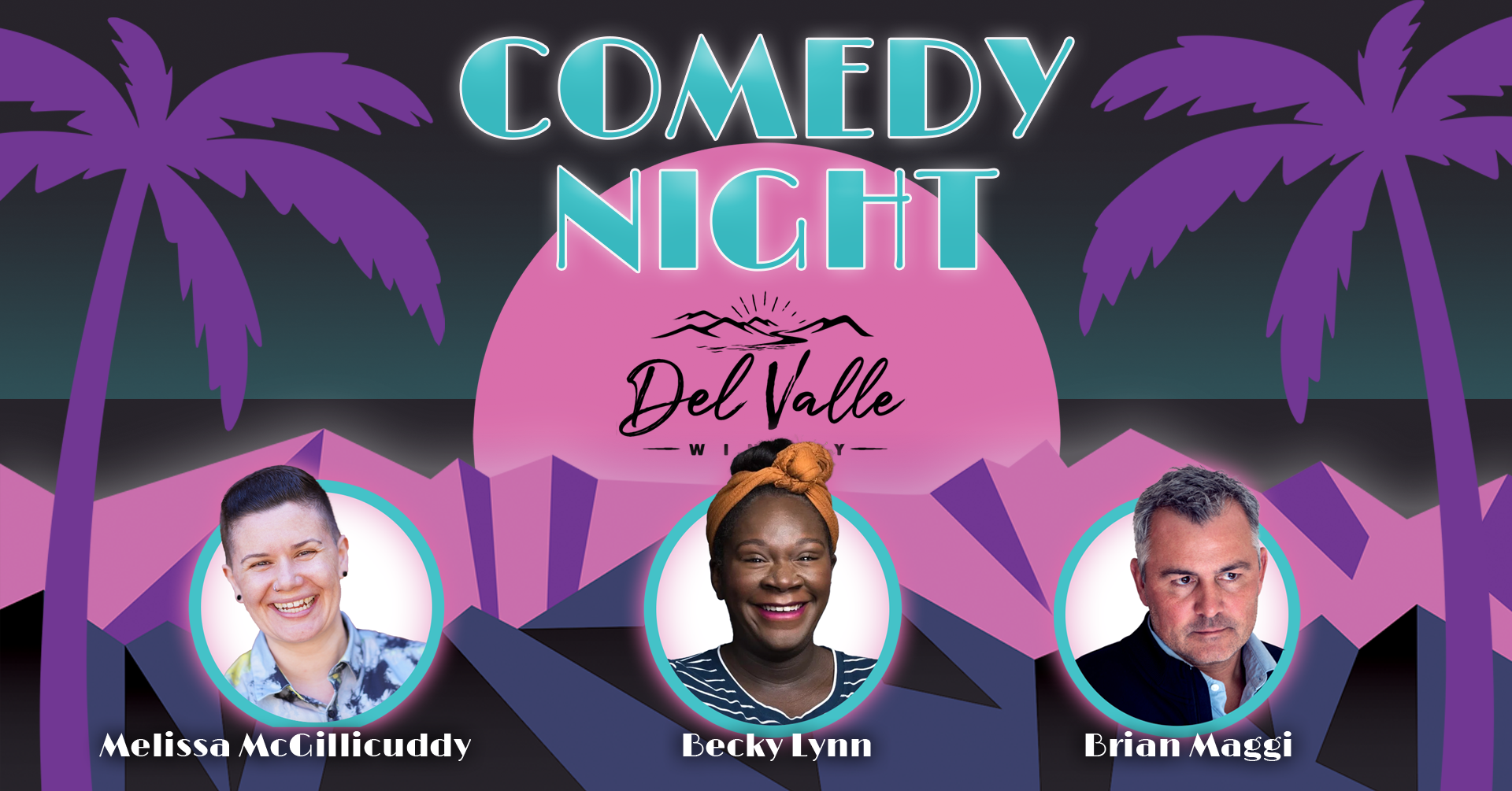 Del Valle Comedy Night October 20, 2023 7:30pm