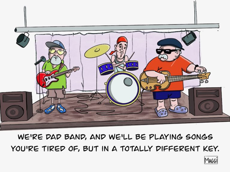 Dad band comic